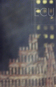 Color photo of the ruins of the World Trade Center in lower Manhattan, New York taken three months after the 9/11 attacks