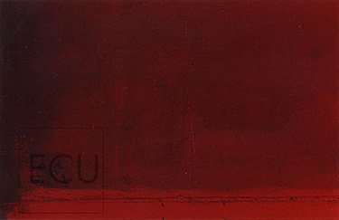 Color photograph of a Venetian wall displaying the modern, abstract and contemporary design that is part of Venetian and Italian artistic tradition